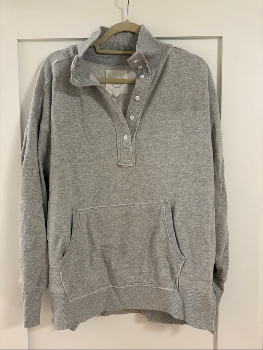 Aerie Vintage Popover Polo Sweatshirt - Picture 2 of 3